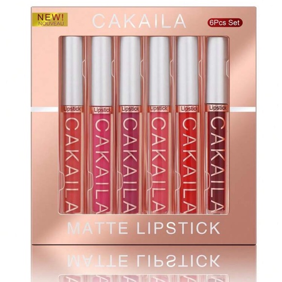 6Pcs Long-Lasting Wear Waterproof Liquid Lipstick Kit Lip Makeup Set - Picture 3 of 3